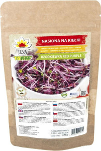 Nasiona na kiełki - Rzodkiewka Red Purple 100 g